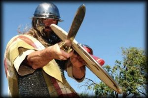 Guerrier gaulois de l'association les Ambiani Ⓒ Les Ambiani / Vie Victis